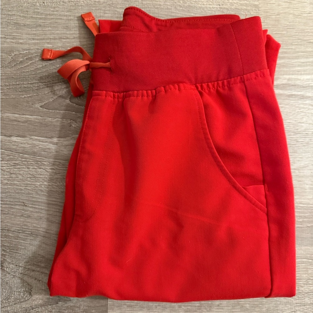 Figs Women's Red Scrub Pants XSP